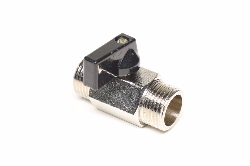 Кран запорный шаровый с наружной соединительной резьбой 1/2” и 1/2”