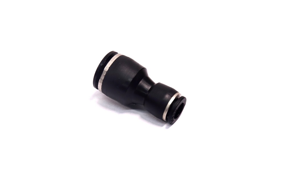 Фитинг  пневматический цанговый прямой редукционный 12х8 мм